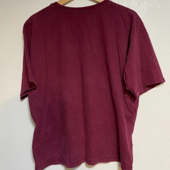 Vans Burgundy Logo T-Shirt – Men’s Large (Approx.) - Picture 4 of 4